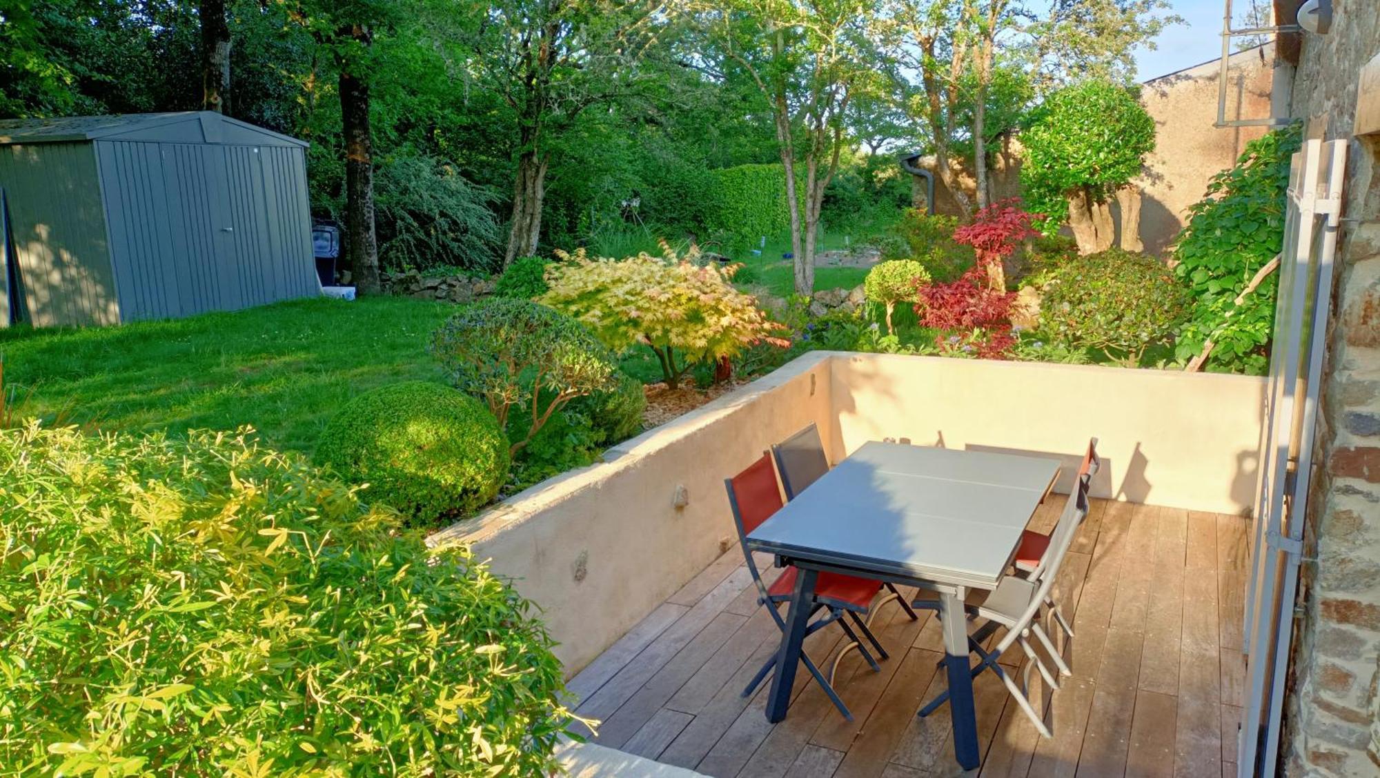 La Libellule - Charmante Maison Avec Jardin A Séné Dış mekan fotoğraf